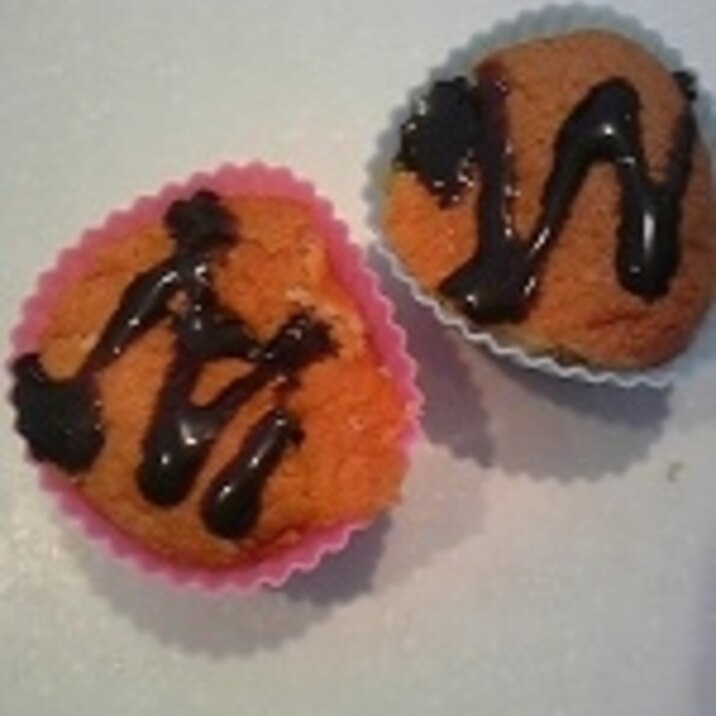 ミロ入りカップケーキのチョコソース レシピ 作り方 By Mina 914 楽天レシピ